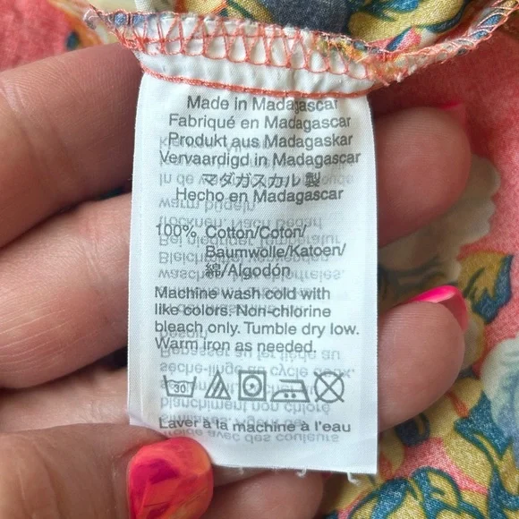 J. Crew Coral Floral Blouse - Picture 7 of 11